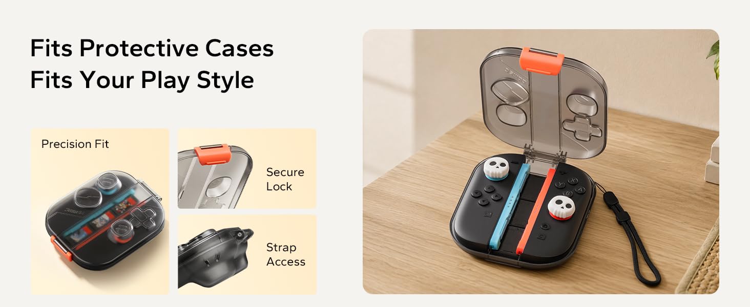 Fits Protective Cases, Fits Your Play Style